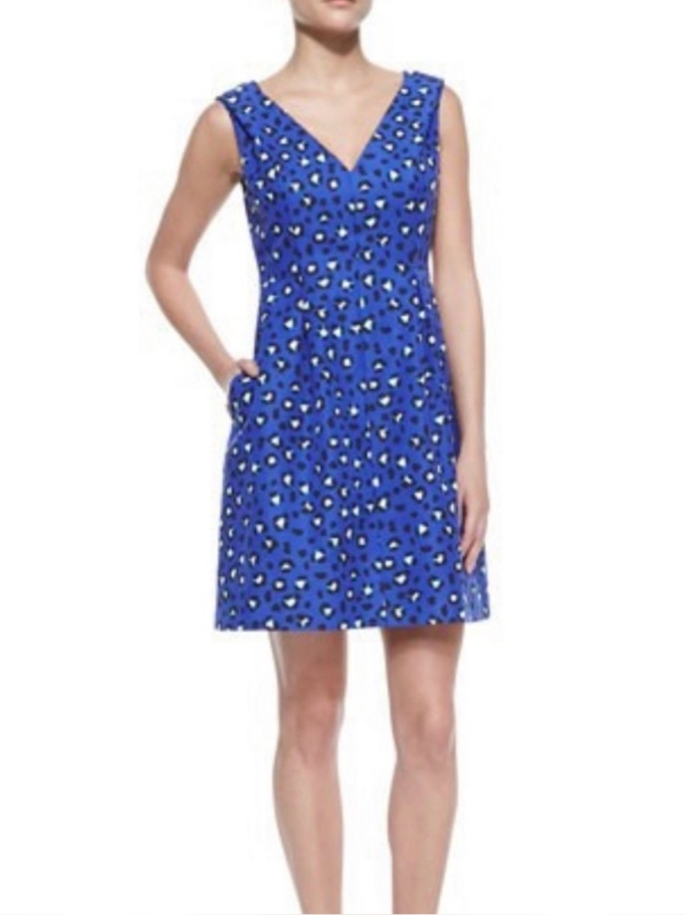 kate spade Violet Leopard-Print Fit & Flare Dress